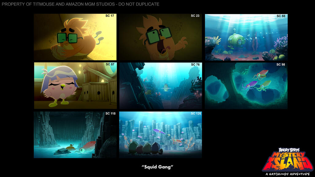 Angry Birds - Squid Gang