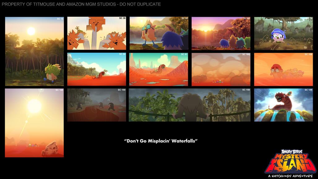 Angry Birds - Don&#39;t Go Misplacin&#39; Waterfalls